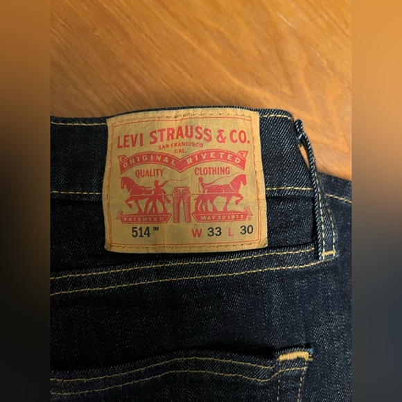 Levi's Other - Levi’s 514 Straight Fit Jeans – Dark Rinse – Men’s 33x30